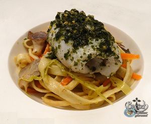 merlan tagliatelles aux légumes